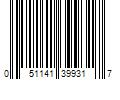 Barcode Image for UPC code 051141399317