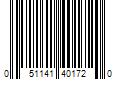 Barcode Image for UPC code 051141401720