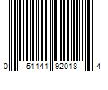 Barcode Image for UPC code 051141920184