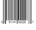 Barcode Image for UPC code 051141922287