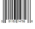 Barcode Image for UPC code 051153147586