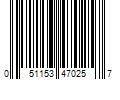 Barcode Image for UPC code 051153470257