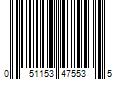 Barcode Image for UPC code 051153475535