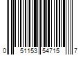 Barcode Image for UPC code 051153547157