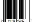 Barcode Image for UPC code 051153600227