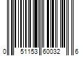 Barcode Image for UPC code 051153600326