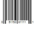 Barcode Image for UPC code 051153811111