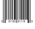 Barcode Image for UPC code 051153811159