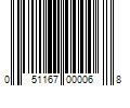 Barcode Image for UPC code 051167000068