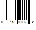 Barcode Image for UPC code 051170000062