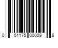 Barcode Image for UPC code 051175000098