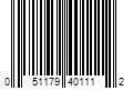 Barcode Image for UPC code 051179401112