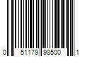 Barcode Image for UPC code 051179985001