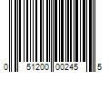 Barcode Image for UPC code 051200002455