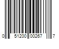 Barcode Image for UPC code 051200002677