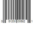 Barcode Image for UPC code 051200005821