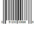 Barcode Image for UPC code 051200006866