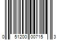 Barcode Image for UPC code 051200007153