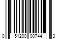 Barcode Image for UPC code 051200007443