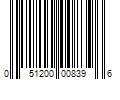 Barcode Image for UPC code 051200008396