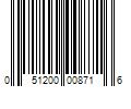 Barcode Image for UPC code 051200008716