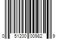 Barcode Image for UPC code 051200009829