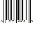 Barcode Image for UPC code 051201404395