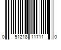 Barcode Image for UPC code 051218117110