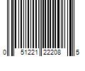 Barcode Image for UPC code 051221222085