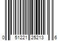 Barcode Image for UPC code 051221252136