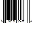 Barcode Image for UPC code 051221354274