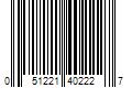 Barcode Image for UPC code 051221402227