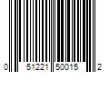 Barcode Image for UPC code 051221500152