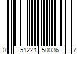 Barcode Image for UPC code 051221500367