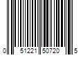 Barcode Image for UPC code 051221507205