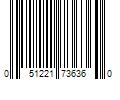 Barcode Image for UPC code 051221736360