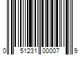 Barcode Image for UPC code 051231000079