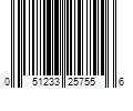 Barcode Image for UPC code 051233257556