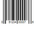 Barcode Image for UPC code 051234000076