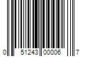 Barcode Image for UPC code 051243000067