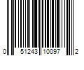 Barcode Image for UPC code 051243100972