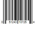 Barcode Image for UPC code 051243107254