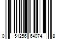 Barcode Image for UPC code 051256640748