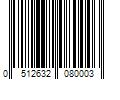 Barcode Image for UPC code 05126320800047