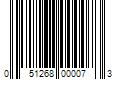 Barcode Image for UPC code 051268000073