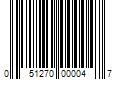 Barcode Image for UPC code 051270000047