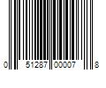 Barcode Image for UPC code 051287000078