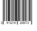 Barcode Image for UPC code 0513216289072