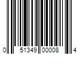 Barcode Image for UPC code 051349000084