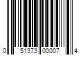 Barcode Image for UPC code 051373000074